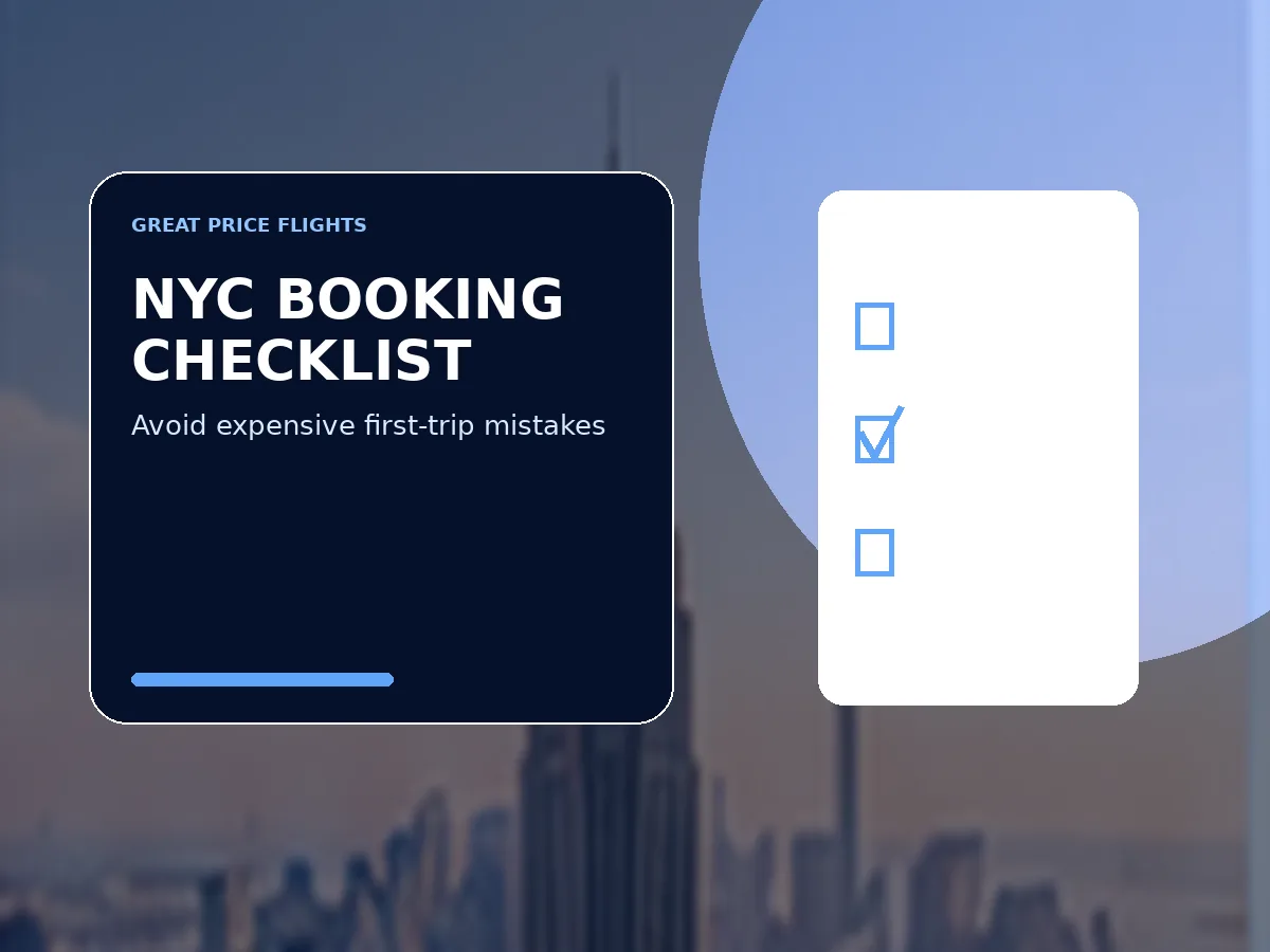 NYC first-time planning flowchart and checklist